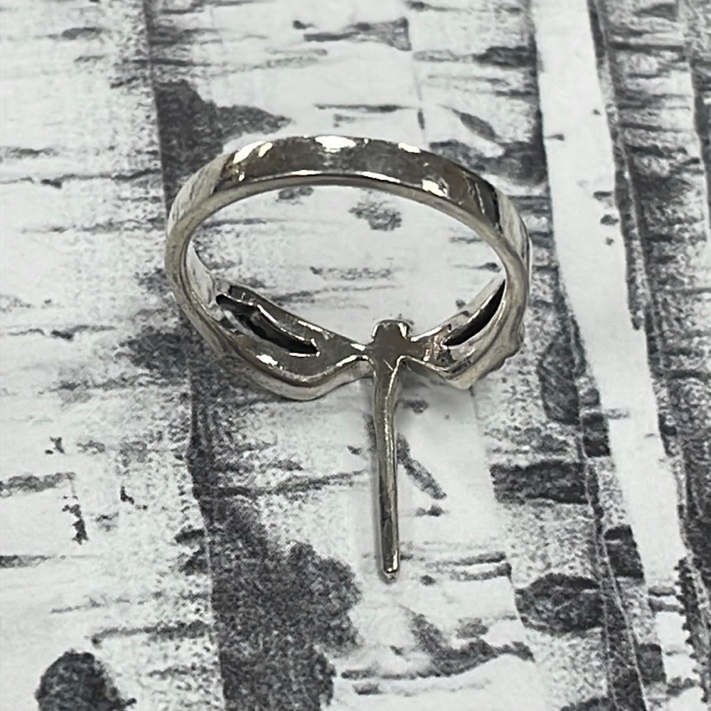 Silver Dragonfly Ring - image 7